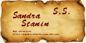 Sandra Stanin vizit kartica